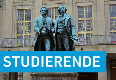 Goethe und Schiller Denkmal. Foto: jggrz/Pixabay