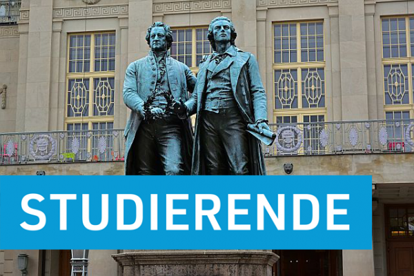 Goethe und Schiller Denkmal. Foto: jggrz/Pixabay