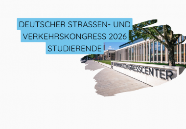 Grafik zum Studierendenticket für den Deutschen Straßen- und Verkehrskongress 2026 im RheinMain CongressCenter Wiesbaden